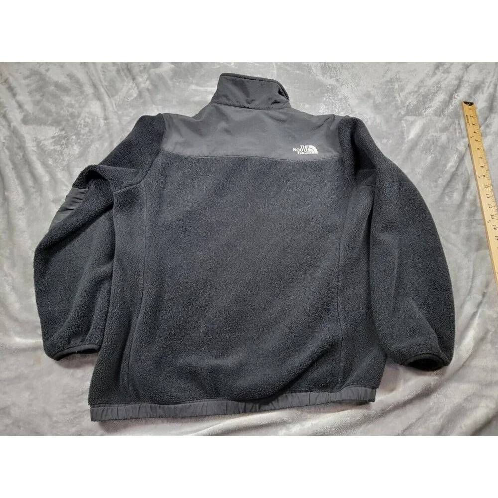 The North Face Jacket Girls XL Black Denali Fleece‎ Full Zip Zippered Pockets